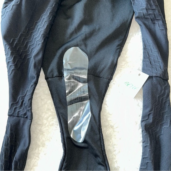 Aerie Cheeky Textured Bikini Bottoms Black XL NEW - Picture 2 of 4